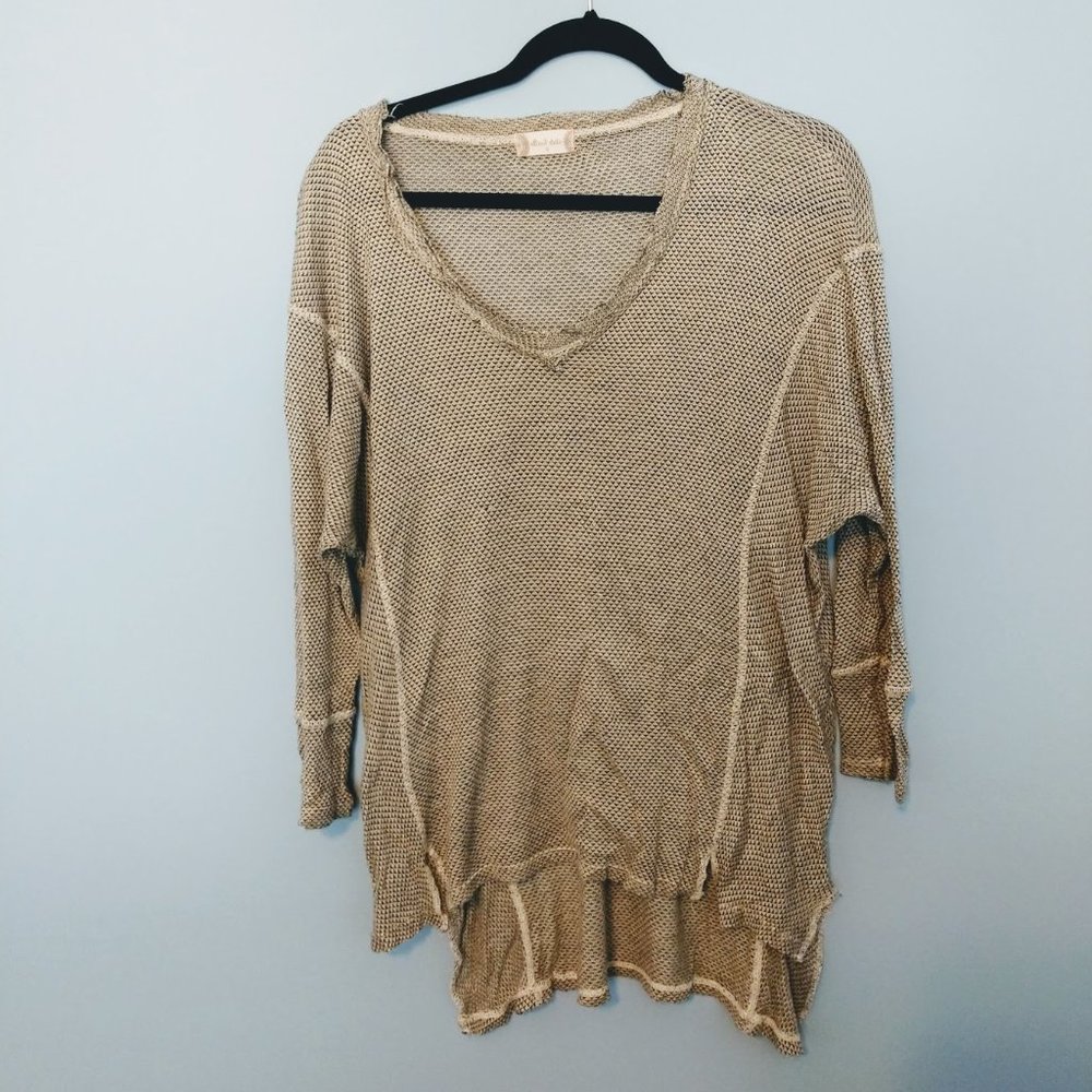 Altar'd State Distressed Off Shoulder Top